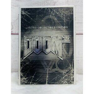 Doom 3 (Xbox, 2005) SteelBook Limited Collector's Edition USED